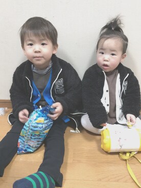 しんしんさん(キッズ・100cm)の冬コーディネート