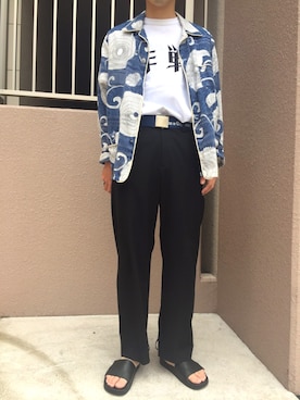 「SASQUATCHfabrix.（サスクワァッチファブリックス）のアイテム」を使った、hissaaaaさん（メンズ・170cm）の春コーディネート