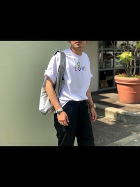 「Hender Scheme（エンダースキーマ）のアイテム（腕時計）」を使った、hissaaaaさん（メンズ・170cm）の冬コーディネート