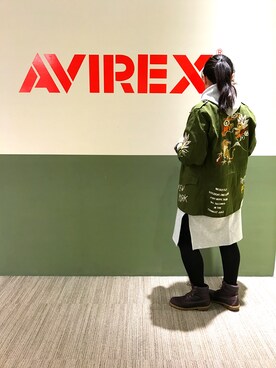 misiaさんの「avirex/ アヴィレックス / EMBROIDERY M-43 JACKET/ 刺繍　M-43　ジャケット」を使ったコーディネート