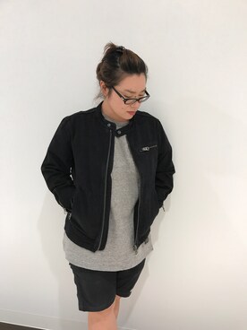 「TYPE BLUE（タイプブルー）のアイテム（ジャケット/アウター）」を使った、misiaさん（レディース・165cm）の夏コーディネート