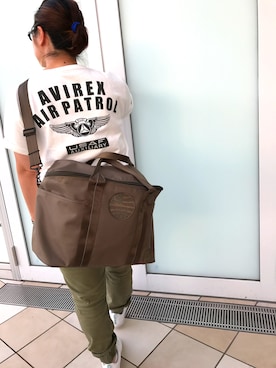 「Samsonite Red（サムソナイトレッド）のアイテム」を使った、misiaさん（レディース・165cm）の夏コーディネート