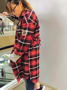 「ローブワンピース」｜misiaさん（レディース・165cm）の秋コーディネート