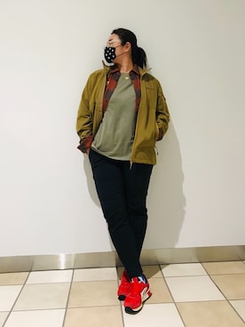 「おさんぽスタイル」｜「アイテム（ジャケット/アウター）」を使った、misiaさん（レディース・165cm）の秋コーディネート