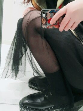 「I am I （アイアムアイ）のアイテム（ワンピース/ドレス）」を使った、airiさん（レディース・158cm）の冬コーディネート