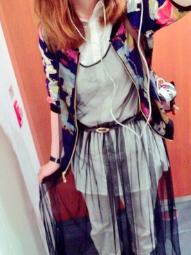 「I am I （アイアムアイ）のアイテム（ワンピース/ドレス）」を使った、airiさん（レディース・158cm）の夏コーディネート