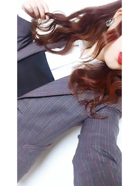 「Paul Smith（ポールスミス）のアイテム（セットアップ）」を使った、airiさん（レディース・158cm）の春コーディネート