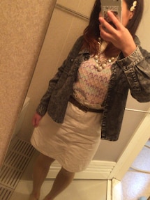 cotton candy | デニムスカート