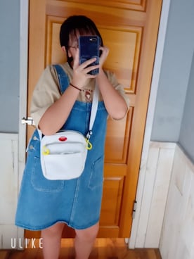 「jeans（ジーンズ）のアイテム」を使った、旻旻さん（レディース・152cm）の春コーディネート