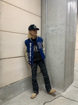 「でにむ」｜「アイテム（スタジャン）」を使った、taichiさん（メンズ・174cm）の冬コーディネート