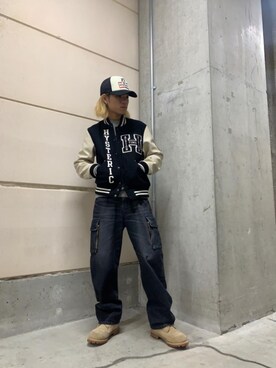 「でにむ」｜「アイテム（スタジャン）」を使った、taichiさん（メンズ・174cm）の冬コーディネート
