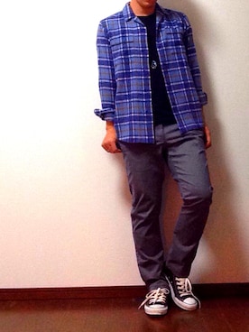 もつさん（メンズ・170cm）の春コーディネート