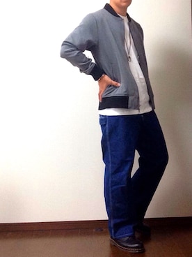 「POINTER（ポインター ）のアイテム（パンツ）」を使った、もつさん（メンズ・170cm）の春コーディネート