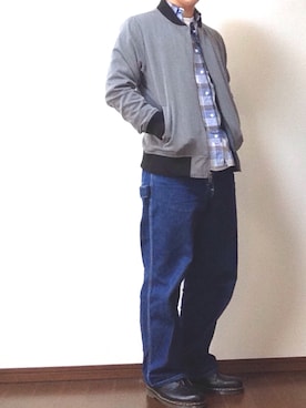 「POINTER（ポインター ）のアイテム（パンツ）」を使った、もつさん（メンズ・170cm）の春コーディネート