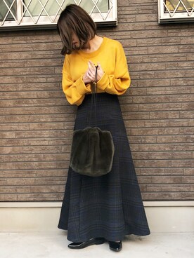 sanaさん（レディース・156cm）の冬コーディネート