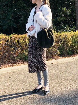 sanaさん（レディース・156cm）の冬コーディネート