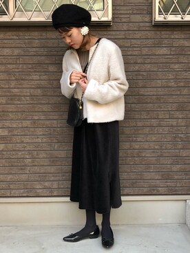 sanaさん（レディース・156cm）の冬コーディネート