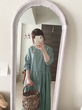 「小菅幸子（コスゲサチコ）のアイテム」を使った、𝚒 𝚣 𝚞 𝚖 𝚒 さん（レディース・156cm）の夏コーディネート