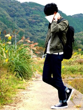 oguさん（メンズ・173cm）の秋コーディネート