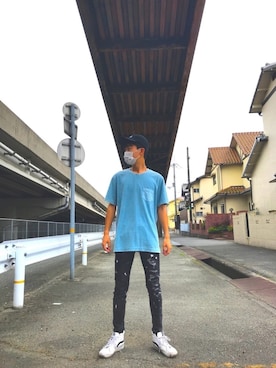 「hardcover（ハードカバー）のアイテム」を使った、たらおさん（メンズ・170cm）の春コーディネート