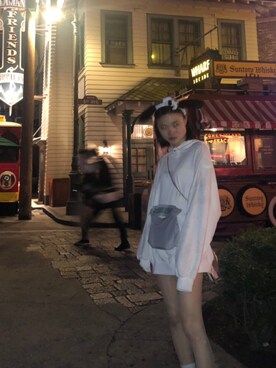 「すぬーぴーコーデ」｜カホさん（レディース・156cm）の夏コーディネート