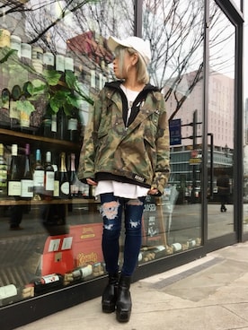 minagawaさん（レディース・150cm）の春コーディネート