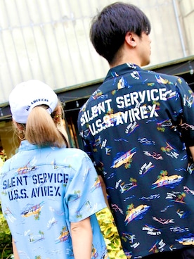 「AVIREX（アヴィレックス）のアイテム（キャップ）」を使った、minagawaさん（レディース・152cm）の夏コーディネート