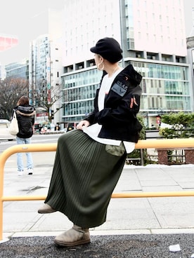 minagawaさん（レディース・152cm）の冬コーディネート