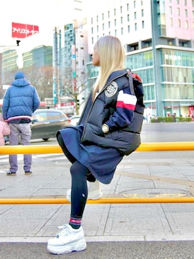 minagawaさん（レディース・152cm）の冬コーディネート