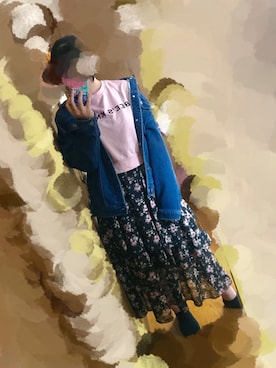「オルチャンファッション」｜「アイテム（スウェット）」を使った、meさん（レディース・162cm）の秋コーディネート