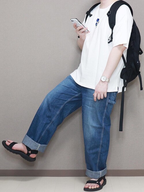 ささぽん Leeのデニムパンツを使ったコーディネート Wear