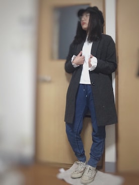 「あけおめ」｜キャーロットふじはらさん（レディース・156cm）の冬コーディネート