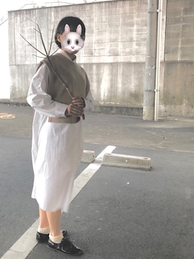 「色素薄い系」｜キャーロットふじはらさん（レディース・158cm）の秋コーディネート