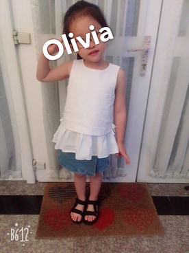 oliviaさん（キッズ・100cm）の夏コーディネート
