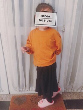 oliviaさん（キッズ・110cm）の秋コーディネート