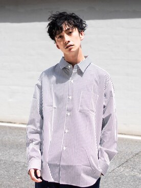 和地 蓮二さん（メンズ・177cm）の夏コーディネート