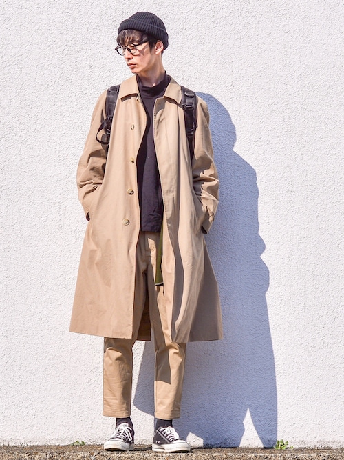 和地蓮二 大人コーデ解説 ステンカラーコートを使ったコーディネート Wear