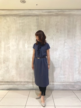 「NARACAMICIE（ナラカミーチェ）のアイテム（ワンピース/ドレス）」を使った、pu06022015さん（レディース・161cm）の春コーディネート