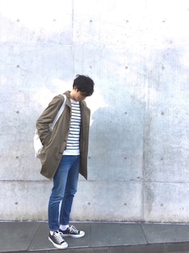 「417 EDIFICE（フォーワンセブンエディフィス）のアイテム（その他アウター）」を使った、icchoさん（メンズ・177cm）の冬コーディネート