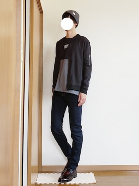 「GGD SELECT（ジージーディー　セレクト）のアイテム（ジャケット/アウター）」を使った、つづみさん（メンズ・182cm）の春コーディネート
