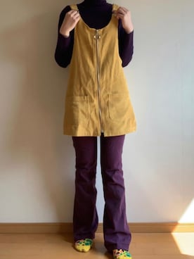 「UNIF（ユニフ）のアイテム（ワンピース/ドレス）」を使った、ひかりさん（レディース・163cm）の夏コーディネート