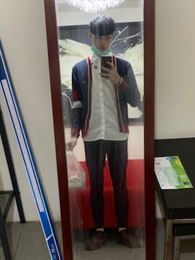 「NEIL BARRETT（ニールバレット）のアイテム（トップス）」を使った、Anthony さん（メンズ・169cm）の春コーディネート