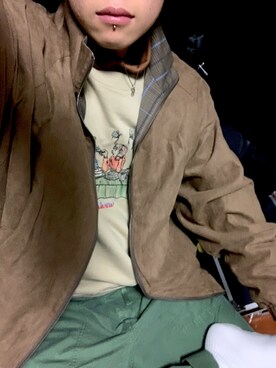 「UNIQLO（ユニクロ）のタートルネックT（長袖）（Tシャツ/カットソー）」を使った、りょうま流さん（メンズ・175cm）の冬コーディネート