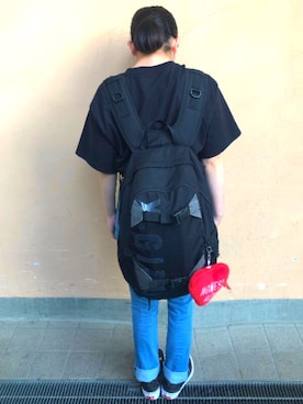 「スニーカー好きと繋がりたい」｜「アイテム（その他）」を使った、Remiさん（レディース・150cm）の夏コーディネート