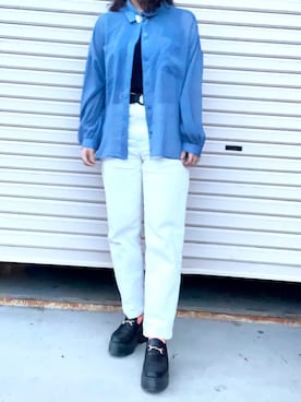 「UNIQLO U」｜Remiさん（レディース・151cm）の春コーディネート