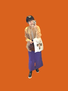 「いいね返し」｜「アイテム（スリッポン）」を使った、オオミチさん（レディース・153cm）の夏コーディネート