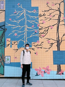 「ALAND（エーランド）のアイテム（その他アウター）」を使った、Normalさん（メンズ・180cm）の冬コーディネート