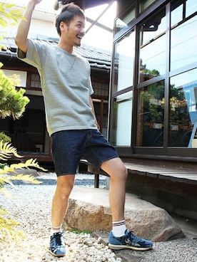 「JAPAN BLUE JEANS」｜JAPAN BLUEさん（メンズ・176cm）の春コーディネート