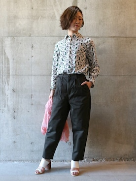 「SETTO（セット）のアイテム」を使った、JAPAN BLUEさん（レディース・163cm）の春コーディネート