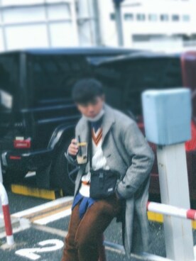 「H&M（エイチ・アンド・エム）のアイテム（ショルダーバッグ）」を使った、Yuuto_I〝相互フォロー〟さん（メンズ・178cm）の秋コーディネート